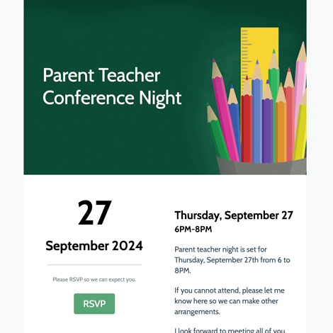 Parent Teacher Conference Night